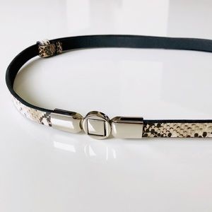 The Limited Adjustable thin belt Snake pattern